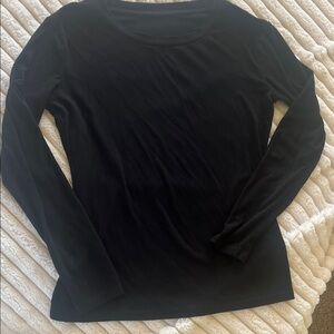 Classic Black Long Sleeve Top